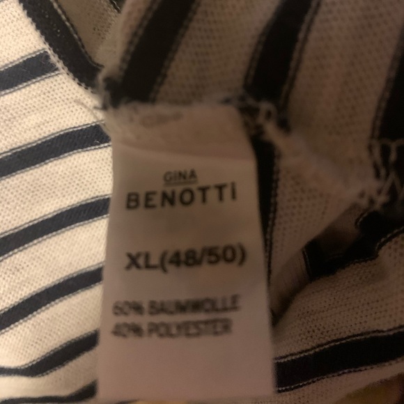 Gina Benotti Striped Cropped Cardigan Size XL - Picture 9 of 9